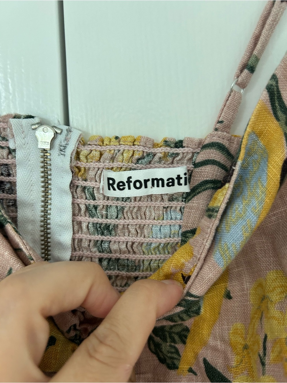 Reformation Mini Tropical Print Dress - Picture 2 of 3